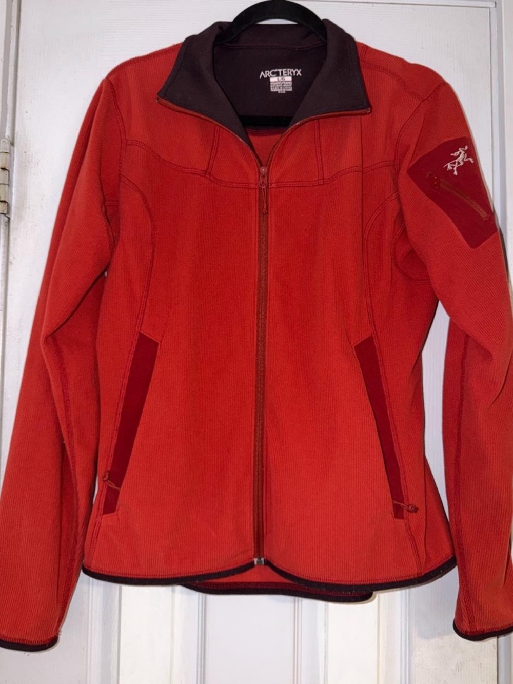 Arc'teryx Women's Red Zip-Up Fleece Jacket